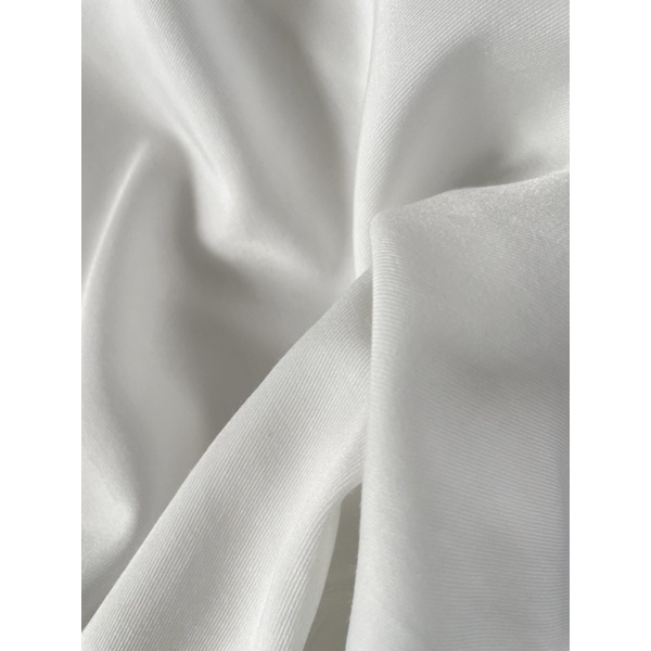 kk06-เซทเสื้อกล้ามคอวี-ผ้า-silk-japan-สีขาว