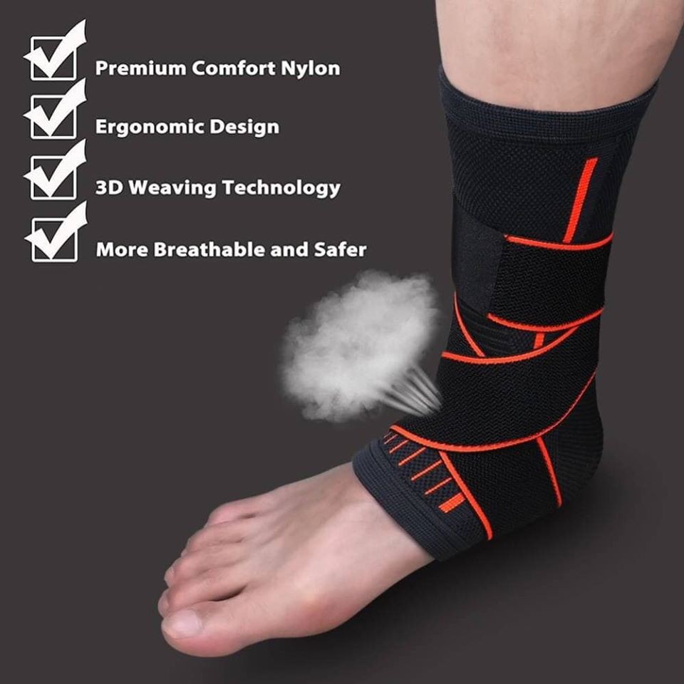 paoku-ankle-support-ผ้าพันข้อเท้าลดการอักเสบเส้นเอ็นข้อเท้า