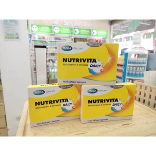 ภาพขนาดย่อของภาพหน้าปกสินค้าMEGA NUTRIVITA MULTIVITAMINS & MINERALS พร้อมส่ง มัลติวิตามินและแร่ธาตุ มีส่วนช่วยการต่อต้านอนุมูลอิสระ 1 กล่อง /30 เม็ด จากร้าน lilybeauty..shop บน Shopee ภาพที่ 7