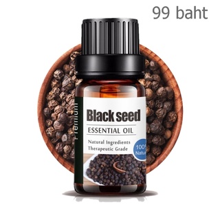 Aliztar 100% Pure Black Seed (Pepper) Essential Oil 10 ml น้ำมันหอมระเหยพริกไทยดำ สำหรับอโรมาเทอราพี เตาอโรมา เครื่อง...