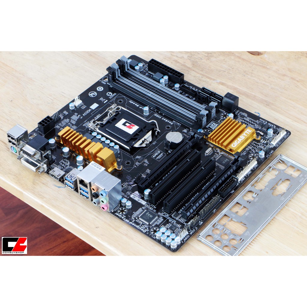 MB GIGABYTE GA-H97M-D3H LGA1150 [ บอร์ดขนาดกลาง แรม 4 ช่อง รองรับ CPU ...