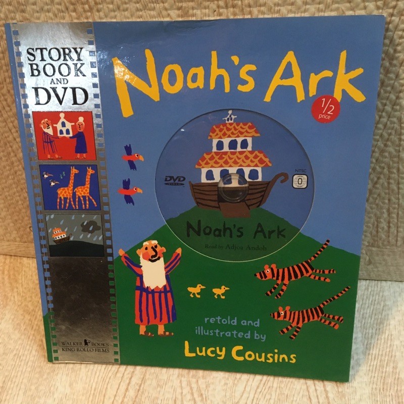 Storybook And Dvd Noah S Ark Dvd หน งส อน ทานปกอ อนม อสอง Ac4ช ด4