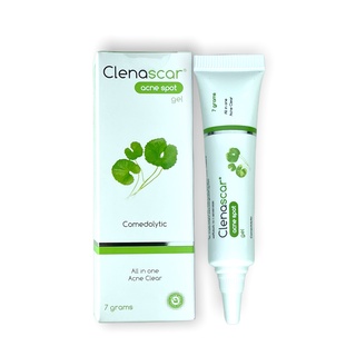 Clenascar acne spot gel 7 กรัม เจลใสแต้มสิว 1 หลอด คลีนาสการ์ แอคเน่ สปอต เจล 1 หลอด