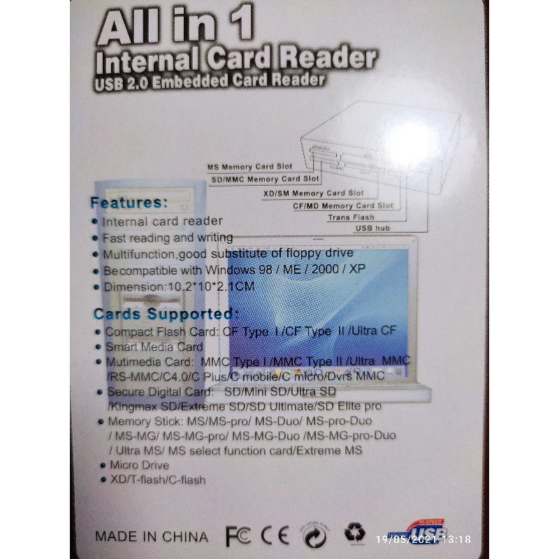 Internal card reader | Shopee Thailand