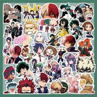 56 ชิ้น / ชุด ☆ สติกเกอร์ My Hero Academia ☆ สติกเกอร์ Doodle แฟชั่น กันน้ํา DIY