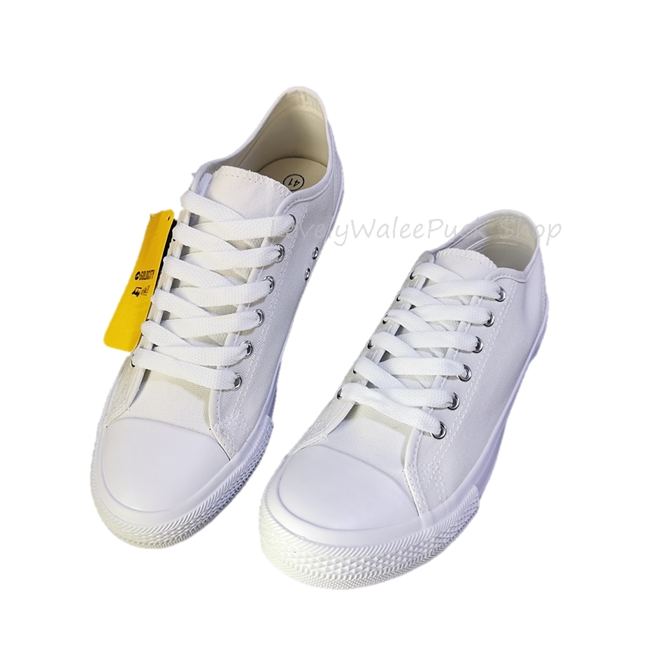 ภาพสินค้า(พร้อมส่ง )GoldCity รองเท้าผ้าใบสีขาวพื้นนุ่มใส่ทน Size 35-45 จากร้าน lovelywalee บน Shopee ภาพที่ 2