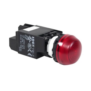 ไพล็อตแลม 22มม LED YW1P-2EQ4/24V สีแดง "IDEC"