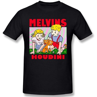 เสื้อยืดผ้าฝ้ายพิมพ์ลายคลาสสิก Melvins เสื้อยืด ผ้าฝ้าย ทรงปกติ สําหรับผู้หญิง 1081