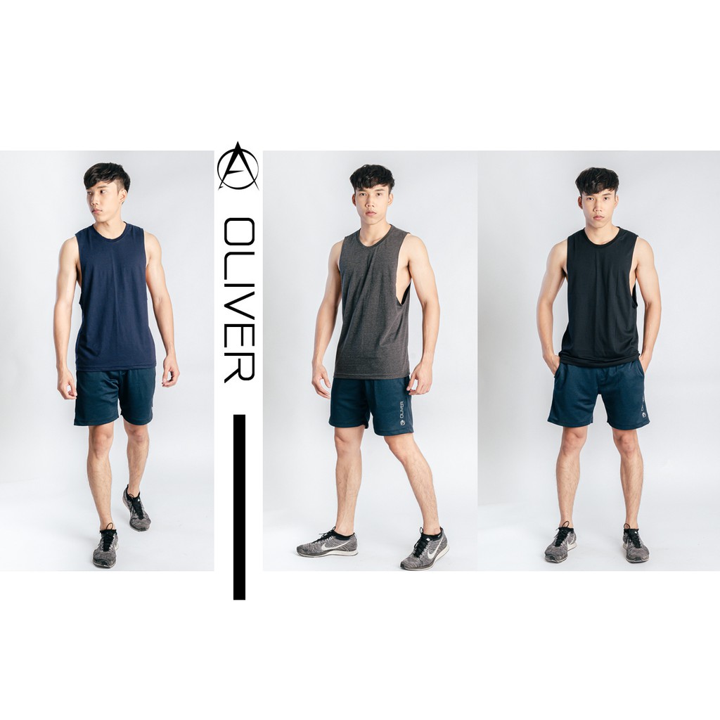 ภาพสินค้าOLIVER MUSCLE เสื้อแขนกุดผู้ชาย ไม่หดไม่ย้วย ใส่วิ่งออกกำลังกาย แบรนด์คนไทย จากร้าน olivermuscle บน Shopee ภาพที่ 2