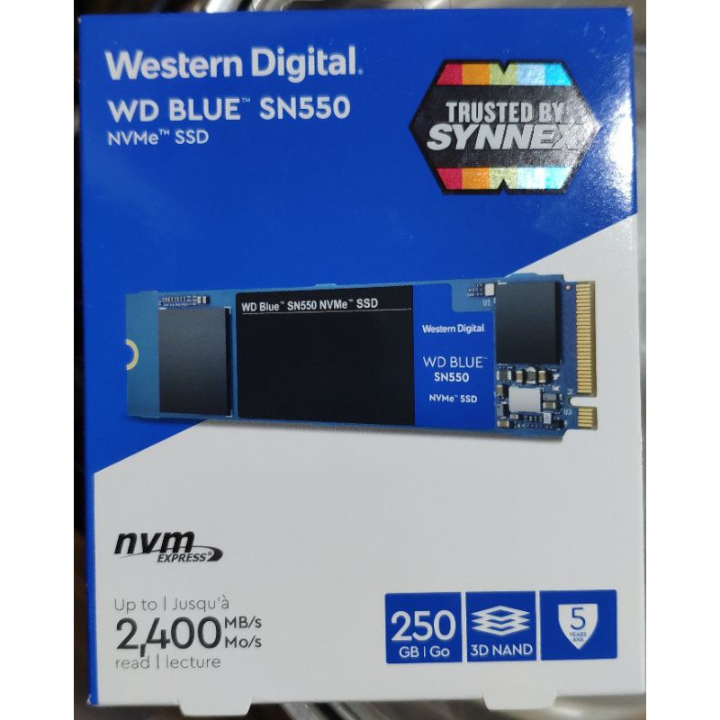 WD BLUE SN550 250GB SSD NVMe M.2 2280 รับประกัน 5 ปี | Shopee Thailand