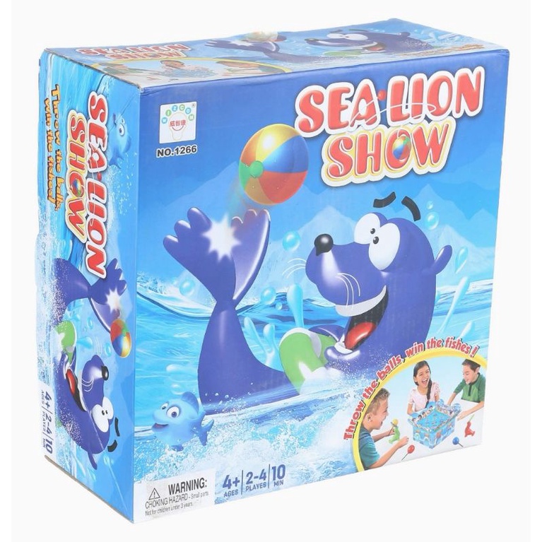 sea-lion-show-game-เกมโชว์สิงโตทะเลลอดห่วง