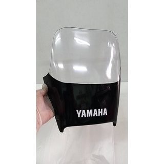 บังไมล์,ชิวหน้า วีอา yamaha VR 150 แบบใสคาดดำ ( สติกเกอร์YAMAHAคาดหน้าทุกชิ้น)