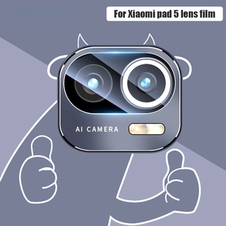 ฟิล์มกระจกนิรภัยกันรอยหน้าจอ เลนส์กล้อง ด้านหลัง แบบใส HD สําหรับ Xiaomi Mi Pad 5 Pro 2021 3 ชิ้น