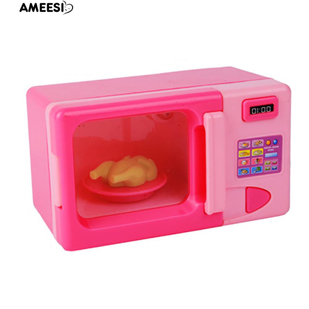 ameesi-เตาไมโครเวฟของเล่นเด็กเด็กเครื่องใช้ไฟฟ้าเด็กชายหญิง
