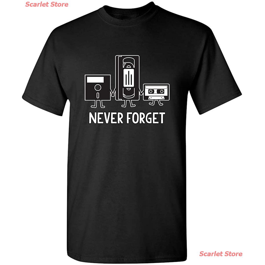 scarlet-store-เสื้อยืดกีฬา-never-forget-retro-vintage-cassette-tape-graphic-novelty-mens-funny-t-shirt-the-amazing-world