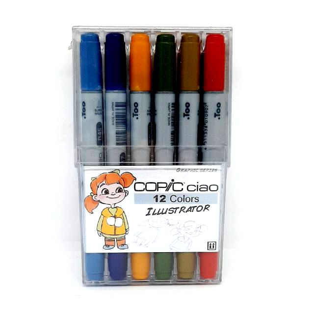 copic-ciao-12-colours-illustrator-set