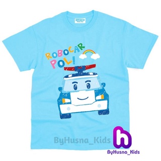 เสื้อยืด พิมพ์ลาย ROBOCAR POLI พรีเมี่ยม สําหรับเด็กวัยหัดเดิน