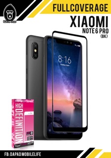 XIAOMI NOTE 6 PRO ฟิล์มกระจกเต็มหน้าจอยี่ห้อ Dapad