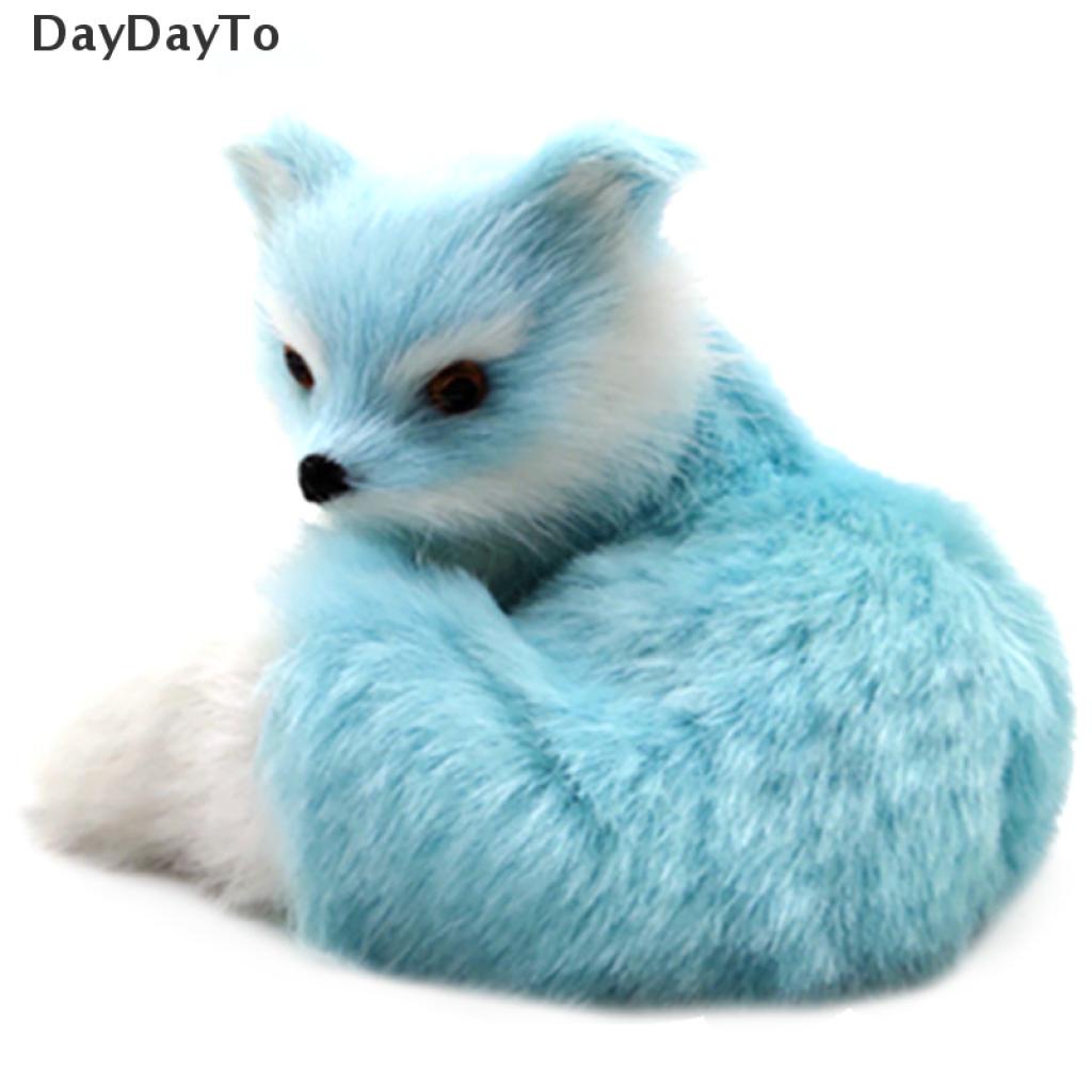 daydayto-โมเดลสุนัขจิ้งจอกจําลองน่ารัก-ของเล่น-สําหรับตกแต่งบ้าน