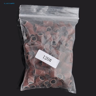 Farfi  100Pcs Sanding Buffer Band Drill File Machine Bits Grinding Ring Nail Art Tool