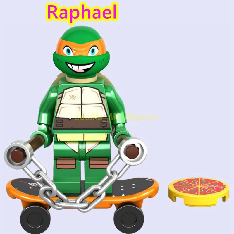 เข้ากันได้กับ-leging-minifigures-turtles-leonardo-raphael-baby-building-blocks-ของเล่นสําหรับเด็กของขวัญวันเกิด