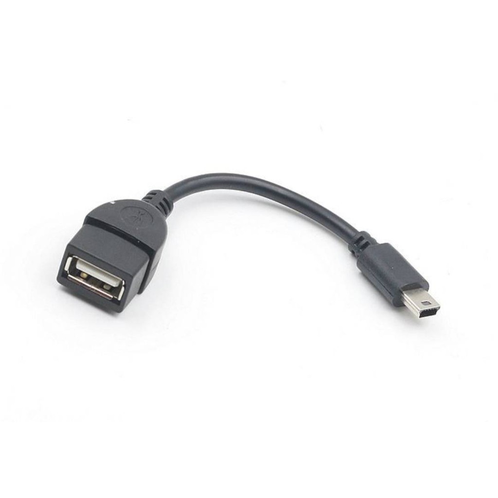 ภาพสินค้าสาย USB 2.0 Female to Mini USB Male Cable Adapter 5P OTG V3 และ V8 ความยาว 12cm เป็นสายเคเบิ้ลเชื่อมต่อข้อมูล จากร้าน b2cgadget บน Shopee ภาพที่ 3