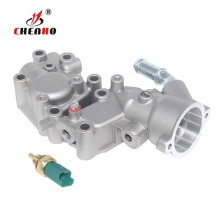 Thermostat Housing Aluminium Coolant Water Flange &amp;amp; Sensor for C-itroen BX C15 C3 for P-eugeot 1007 205 206 1336.Y8