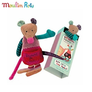 Moulin Roty ตุ๊กตาหนูในกล่องไม้ขีดไฟ ตุ๊กตาฟันน้ำนม Les Jolis Tooth Fairy Gift MR-629005