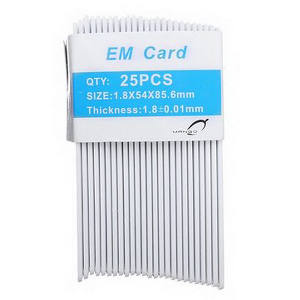 บัตร Proximity ID Card (EM Mango) หนา 1.8mm (25 แผ่น) | Shopee Thailand