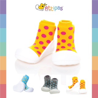 รองเท้าหัดเดิน Attipas Polka Dot สี : Yellow,Sky,Grey