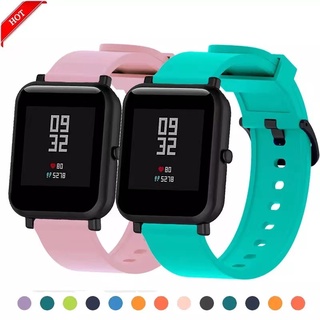 สินค้า สายรัดซิลิโคน 20 มม. สำหรับ Amazfit Bip Youth Lite/amazfit bip 3/bip u pro/GTS 2 mini/GTS 4 mini สายรัดสมาร์ทวอทช์