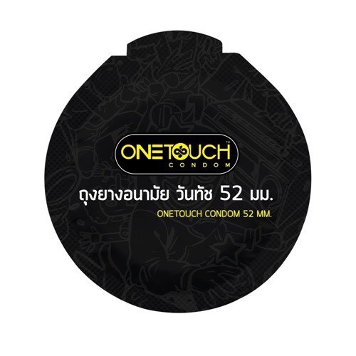 ภาพหน้าปกสินค้า(แบ่งขาย 1ชิ้น) ถุงยางอนามัยวันทัช 52มม. Onetouch 52mm Limited Edition Condom จากร้าน bunsermthaweechok บน Shopee