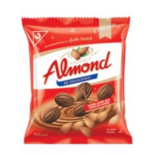 United almond ยูไนเต็ดอัลมอนด์เคลือบช็อคโกแลต 275 กรัม