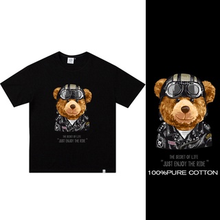 ผ้าฝ้าย 100%เสื้อยืดแขนสั้นลําลอง คอกลม ผ้าฝ้าย พิมพ์ลายการ์ตูน สวมใส่สบาย แฟชั่นฤดูร้อน สไตล์เรโทร สําหรับผู้ชายS-3XL