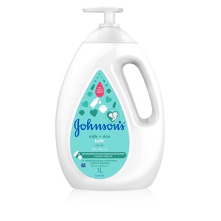 จอห์นสัน สบู่อาบน้ำ มิลค์ + ไรซ์ บาธ 1000 มล. Johnsons Body wash Milk + Rice Bath 1000 ml B132801