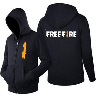 เสื้อฮู้ด FREEFIRE ซิป งานป้าย ผ้าเกรด A เสื้อกันหนาว ฟีฟาย Free fire งานดีแน่นอน หนานุ่มใส่สบาย Hoodie มีไซส์