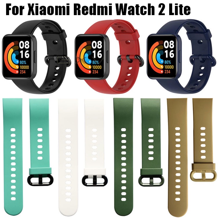 ราคาและรีวิวสายนาฬิกาข้อมือซิลิโคน แบบเปลี่ยน สําหรับ Xiaomi Redmi Watch 2 Lite Redmi Watch 2 Smart Watch