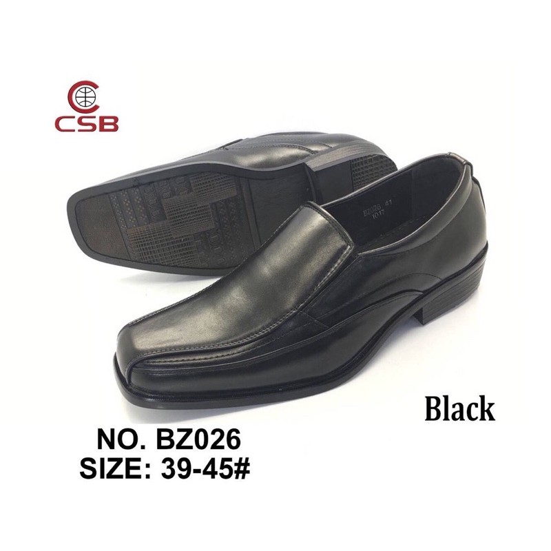 ภาพหน้าปกสินค้า(ใส่โค้สNPSH3435) รองเท้าคัทชู BZ026 รองเท้าหนังขัดมัน ยี่ห้อCSB (ซีเอสบี)