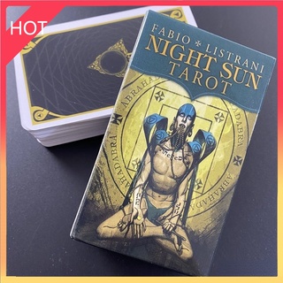ภาพหน้าปกสินค้าจัดส่งที่รวดเร็ว~Night Sun Tarot Cards Divination Deck English Card Game ซึ่งคุณอาจชอบราคาและรีวิวของสินค้านี้