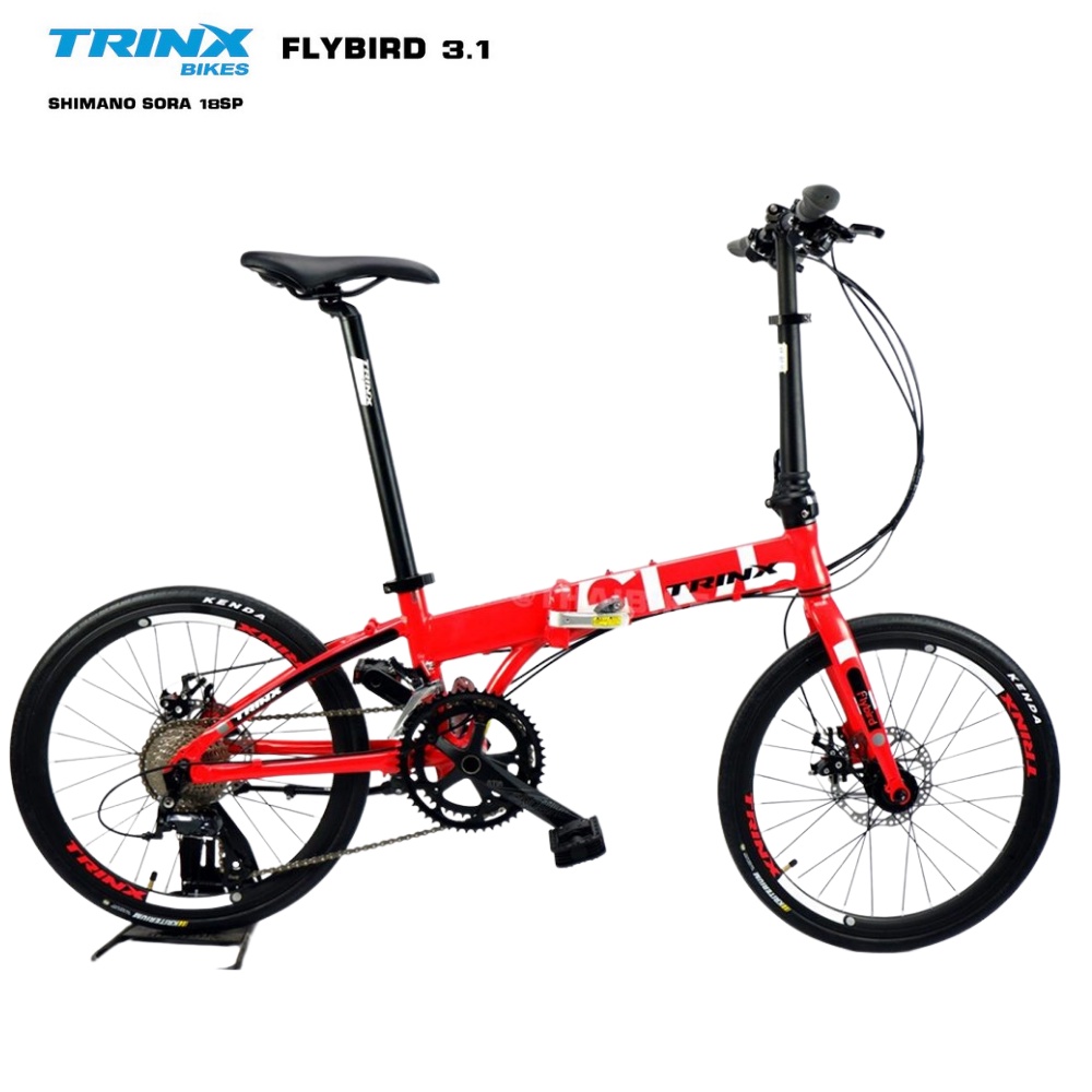 จักรยานพับได้-trinx-flybird-3-1-ล้อดิสเบรค-451-ชุดเกียร์-shimano-sora-18-speed-เฟรมอลูมิเนียม-2020