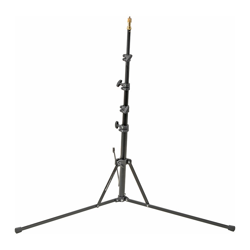 Manfrotto 5001B Pied En Aluminium 5 Sections Noir - Support Éclairage Compact Et Léger