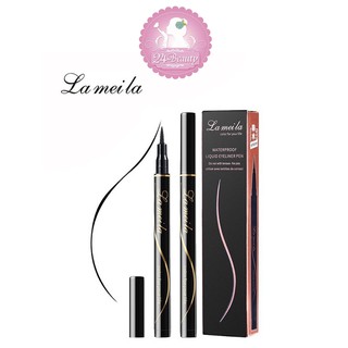 La mei la อายไลเนอร์ กันน้ำ waterproof liquid eyeliner pen (กล่องดำ)