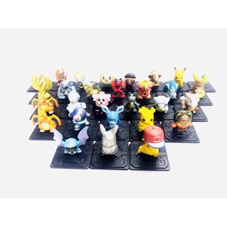 Pokemon Qr Codes Mini Figures Set Of 29 #โปเกม่อน