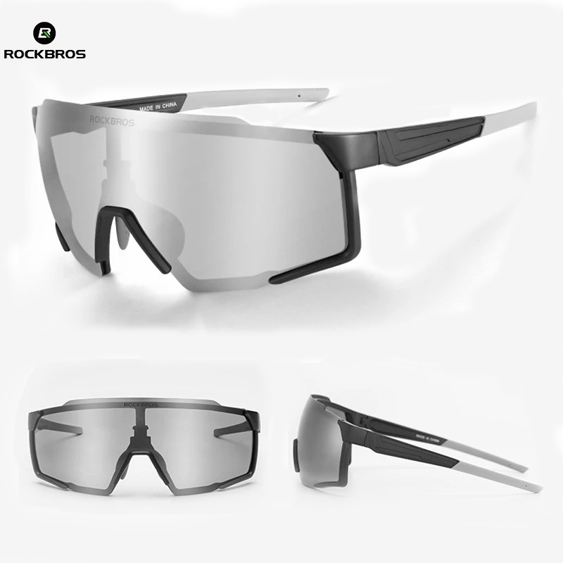 ROCKBROS Cycling Glasses Photochromic Bicycle Outdoor Sports Glasses