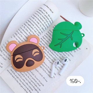 เคสแอร์พอด สำหรับรุ่น 1,2,โปร 🌿แร็กคูน,ใบไม้