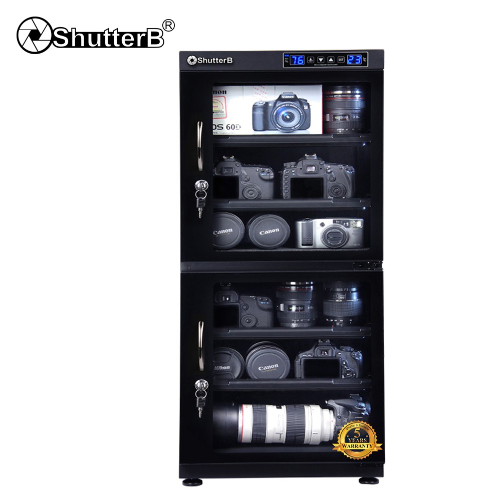 shutter-b-sb-130em-dry-cabinet-black-ออโต้-รับประกันศูนย์-5-ปี