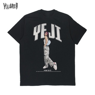 เสื้อยืดผู้ชาย Yeji เสื้อยืด โอเวอร์ไซซ์ สีดํา สําหรับผู้ชาย ผู้หญิง | สินค้า Yellbruh S-5XL