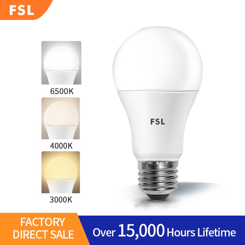 FSL 4000K Natural Warm Wholesale Energy-Saving Light Bulb Long Life  Daylight Lamp Garage Light Avaliable | Shopee Thailand