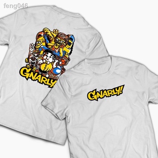 ■ดีไซน์มาใหม่ Gnarly Tees Inspired (ด้านหน้าและด้านหลัง) ดีไซน์ Unisex สำหรับผู้ชาย