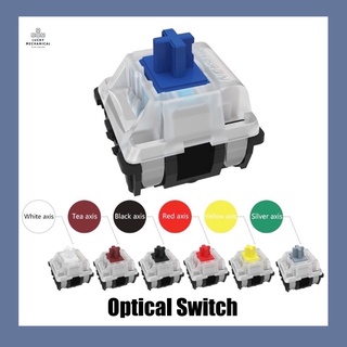 ภาพขนาดย่อของสินค้าGateron Optical Switch สำหรับ Optical Mechanical อย่าง GK61 GK64 SK61 SK64 Signo อื่นๆ Hot Swap